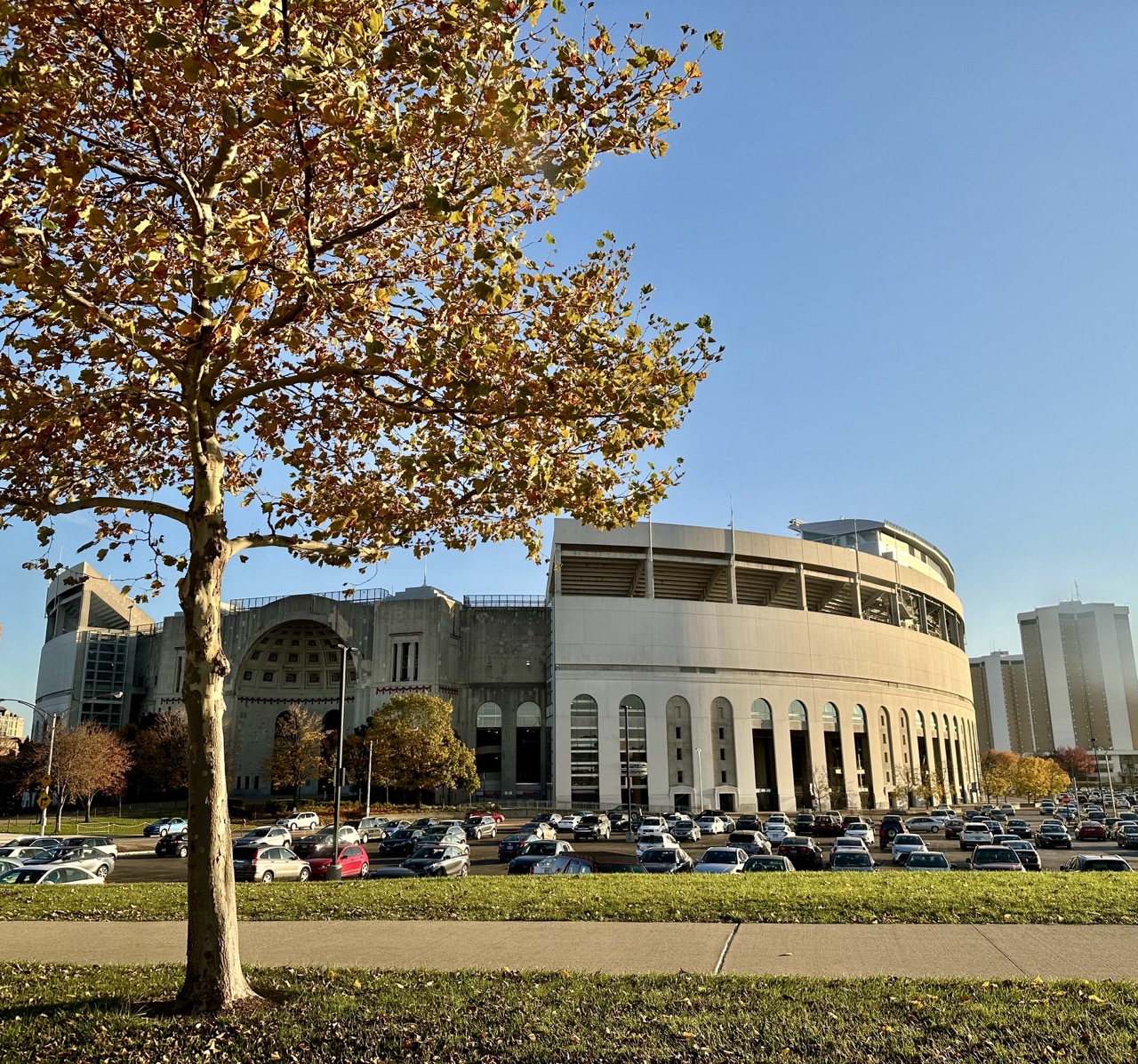 A man standing in front of a slideshow presentation, with a slide titled 'Student Discourse: I learned...'.